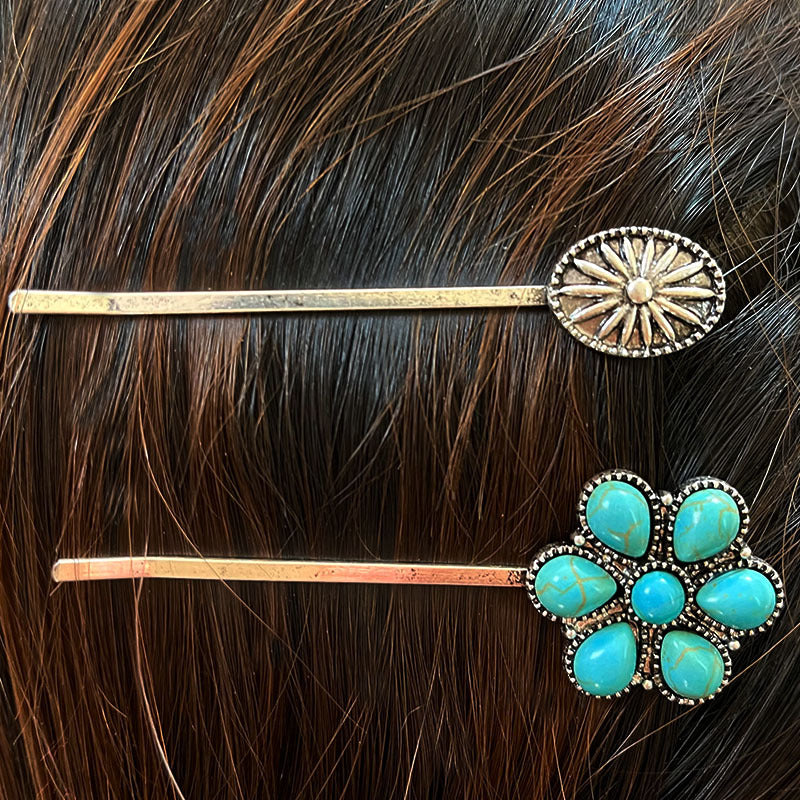 Turquoise Hairpin