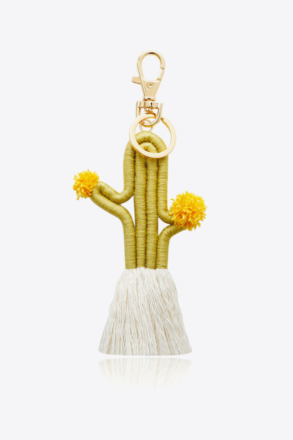 Cactus Keychain with Fringe