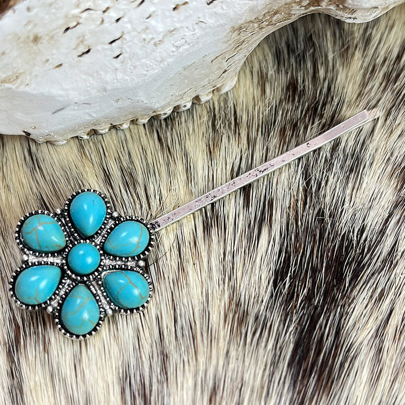 Turquoise Hairpin