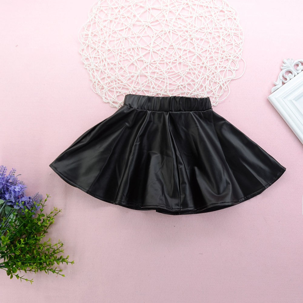 Girls MINI BOSS Graphic Tee and Skirt Set
