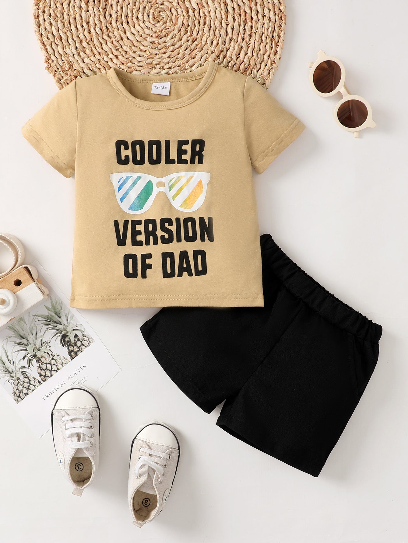 COOLER VERSION OF DAD Tee and Shorts Set