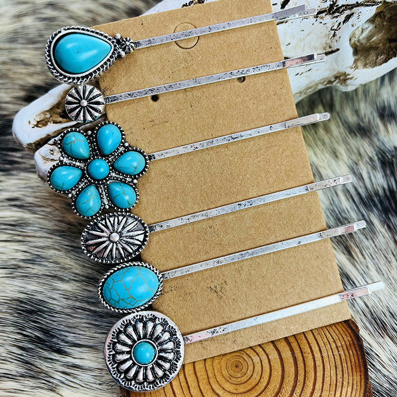 Turquoise Hairpin